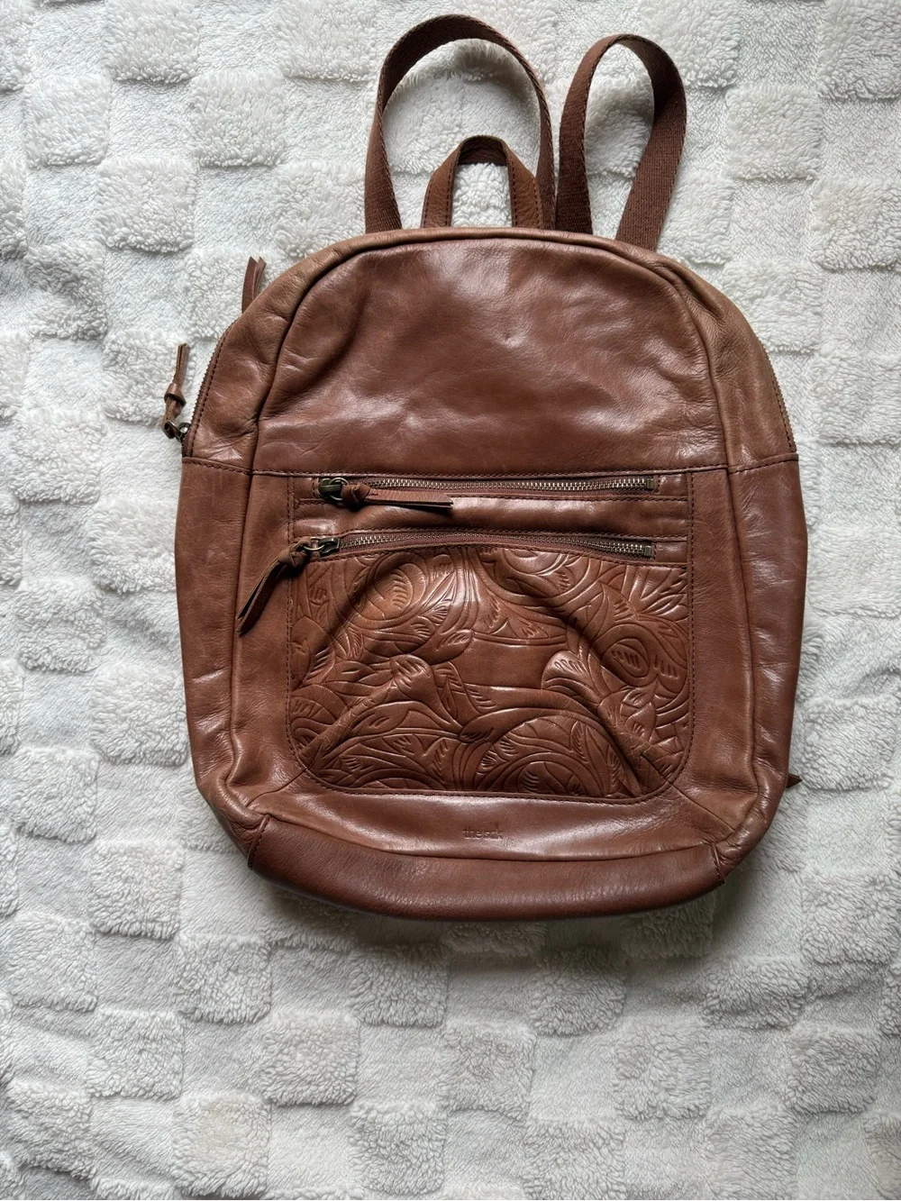 The Sak: Classic Brown Leather Backpack - Casual Women’s Bag